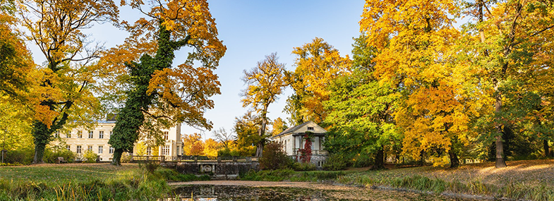 Schloss Steinhöfel im Herbst – © TMB-Fotoarchiv/Steffen Lehmann